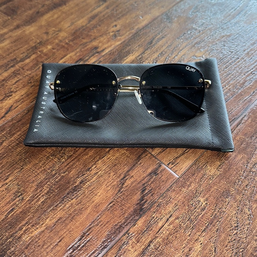 Quay Jezabell Rimless Sunglasses